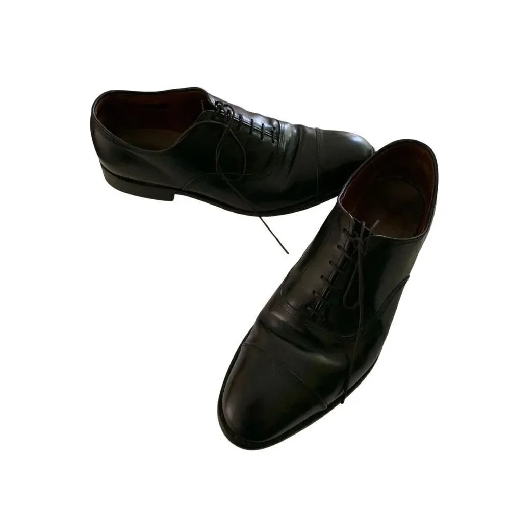 Allen Edmonds Park Avenue dress shoes black men's size 10.5